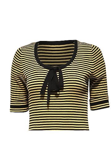 Marc Jacobs Marc Jacobs Knitted Stripes Top in Multicolor Cotton (view 2)
