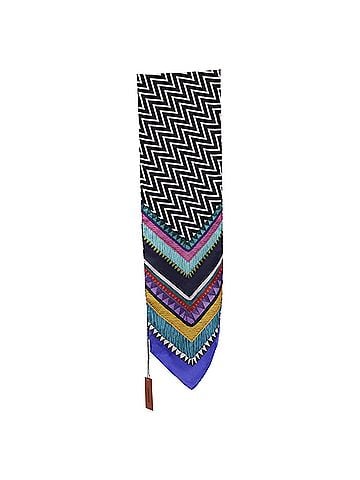 Missoni Missoni Chevron Scarf in Multicolor Silk (view 2)