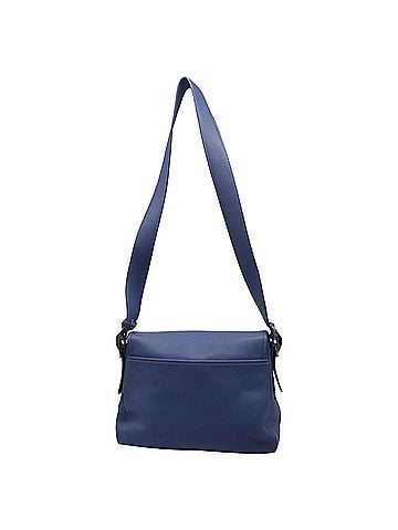 Coach Coach VIntage Legacy Saddle Flap Bag in Blue Leather (view 2)