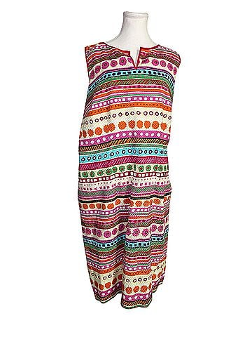 Talbots Multicolored Stripes Casual Dress (view 1)