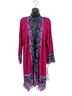 Ruby Rd. 100% Viscose Floral Pink Cardigan Size L - photo 1