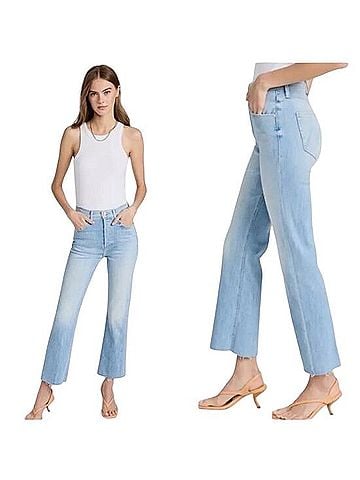 Mother The Tripper Ankle Fray Jeans (view 1)