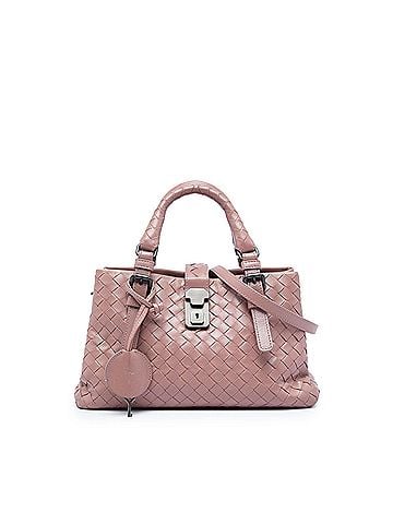 Bottega Veneta Mini Nappa Intrecciato Roma Satchel (view 1)