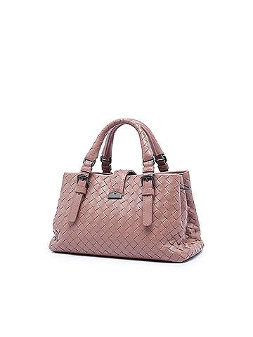 Bottega Veneta Mini Nappa Intrecciato Roma Satchel (view 2)