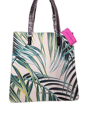Betsey Johnson Palm Print Bow Tote (view 2)