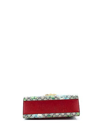 Gucci Padlock Shoulder Bag Blooms Print GG Coated Canvas Medium (view 2)