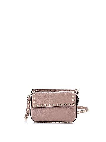 Valentino Garavani Rockstud Top Handle Crossbody Pouch Leather Mini (view 1)
