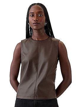 Gap Vegan Leather Shell Tank Tank Top (view 1)