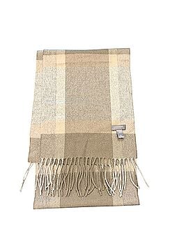 Charter Club Cashmere Collection Neutral Plaid Fringe Scarf (view 1)