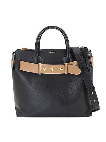 Burberry Burberry Belt Bag - 2-way Waist Bag/Handbag/Shoulder Leather Black/Beige 4076723 (view 1)