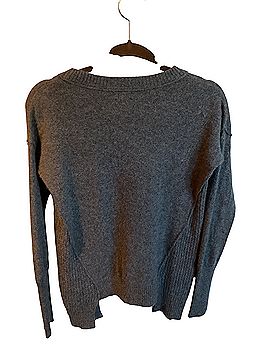 Aqua Cashmere Pullover Sweater (view 2)
