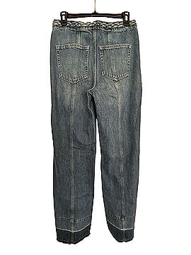 FRAME Denim Braided Waistband Wide Leg Jeans (view 2)