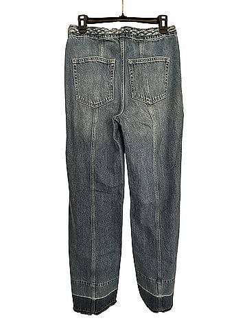 FRAME Denim Braided Waistband Wide Leg Jeans (view 2)