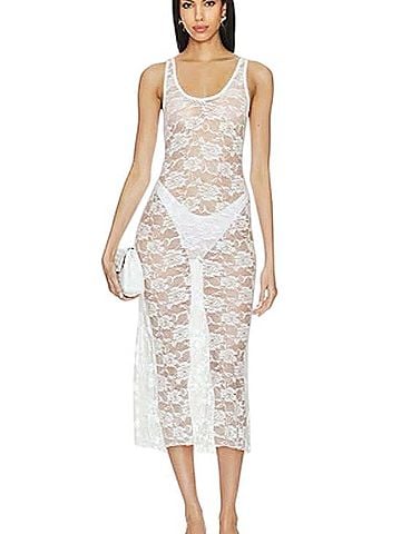 Indah Amara Lace Midi Dress Casual Dress (view 2)