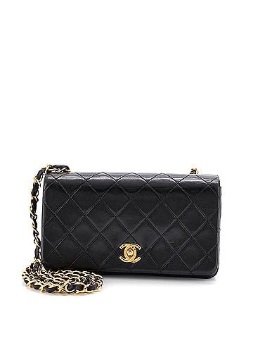 Chanel Vintage Full Flap Bag Quilted Lambskin Mini (view 1)