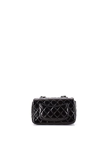 Chanel Classic Single Flap Bag Quilted Patent Mini (view 2)
