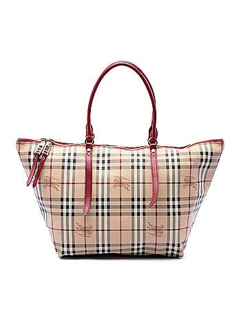 Burberry Medium Haymarket Check Coated Canvas Salisbury Tote (view 1)