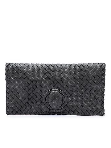 Bottega Veneta Nappa Intrecciato Turn Lock Clutch (view 1)