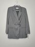 Calvin Klein 69% Polyester 29% Rayon 2% Spandex 100% Polyester Print Gray Blazer Size 14 - photo 3