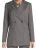 Calvin Klein 69% Polyester 29% Rayon 2% Spandex 100% Polyester Print Gray Blazer Size 14 - photo 1
