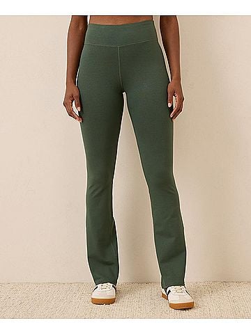 Pact Pine Green On the Go-To Bootcut Legging (view 2)