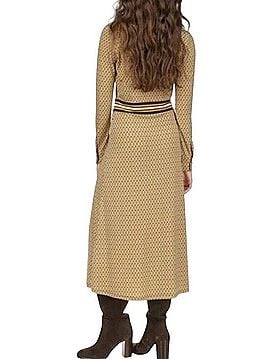MICHAEL Michael Kors Border Print Faux Wrap Dress Casual Dress (view 2)