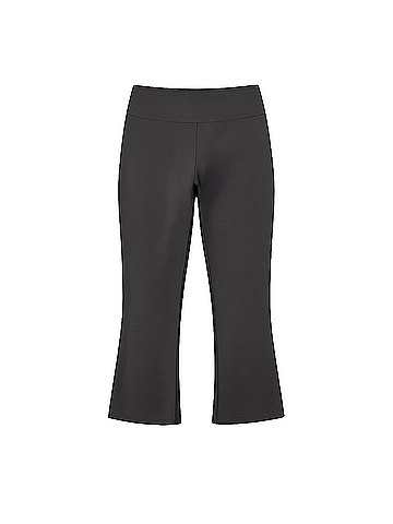 Pact Charcoal Heather On the Go-To Cropped Bootcut Legging (view 1)