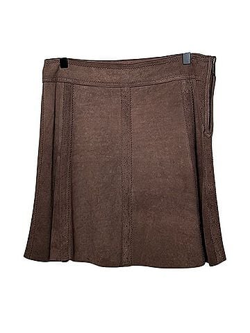 Madison Marcus Leather Skirt (view 1)