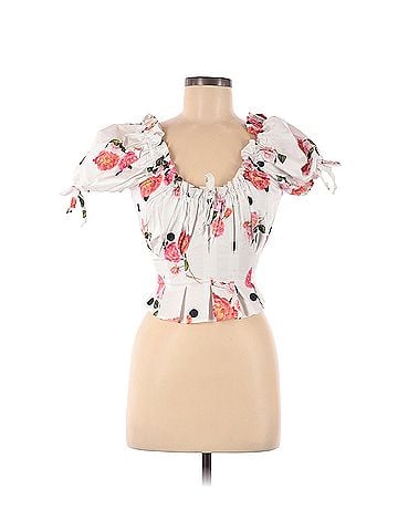 For Love & Lemons For Love &amp; Lemons Short Sleeve Blouse (view 1)