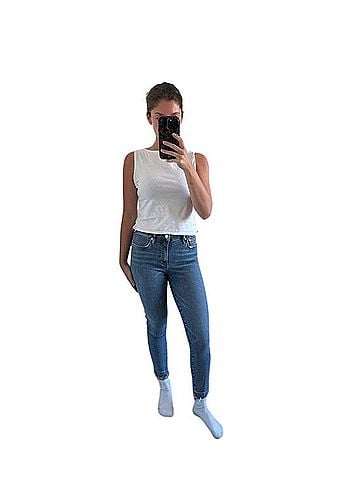 AGOLDE Classic High-Rise Skinny Jeans (view 1)