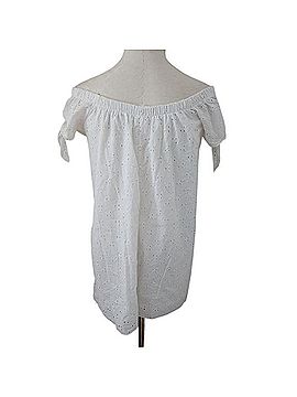 Miley + Molly White Eyelet Off The Shoulder Mini Dress Casual Dress (view 2)