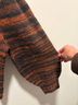 Veronica Beard Stripes Multi Color Orange Black Wool Pullover Sweater Size S - photo 4