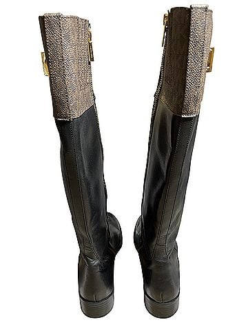 Michael Kors Parker Logo Knees High Riding Boots (view 2)