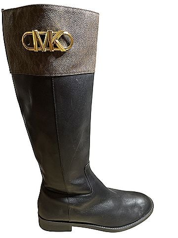 Michael Kors Parker Logo Knees High Riding Boots (view 1)