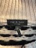 Rag & Bone 100% Wool Fair Isle Black Ivory Pullover Sweater Size L - photo 3
