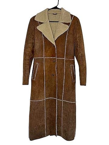 Wilsons Leather Pelle Studio Shearling Trenchcoat (view 2)