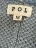 Pol Dusty Blue V-Neck Sweater with Daisy Knit Patches Pullover Sweater - photo 8