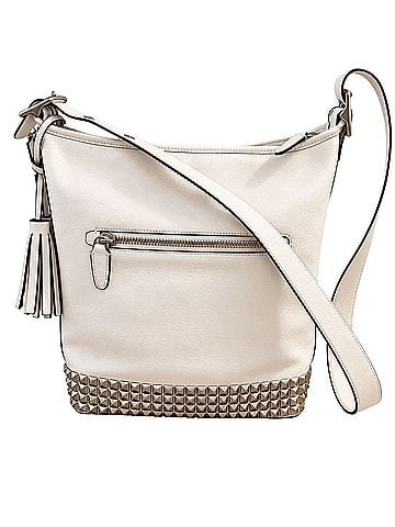 Coach Coach Legacy Leather Silver Studded Duffel Leather Hobo (view 2)
