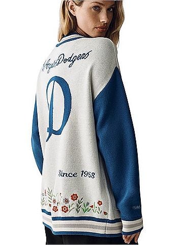 Anthropologie Mitchell &amp; Ness LA Dodgers MLB Cardigan Sweater Cardigan (view 1)