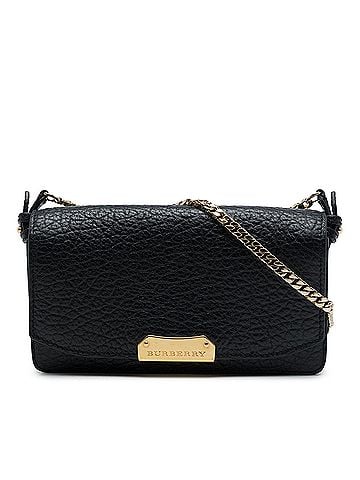 Burberry Textured Leather Madison Wallet On Chain (view 1)