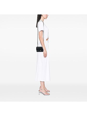 Chanel Nylon Graffiti Foldable Shopping Tote in Caviar Flap (view 2)