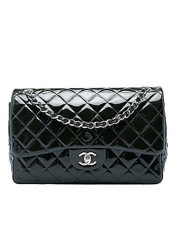 Chanel Jumbo Classic Patent Double Flap (view 1)