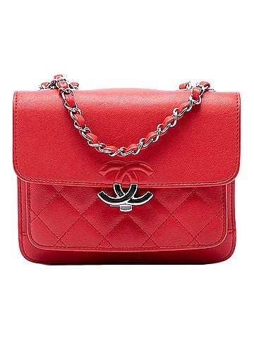 Chanel Mini Quilted Calfskin CC Box Flap (view 1)