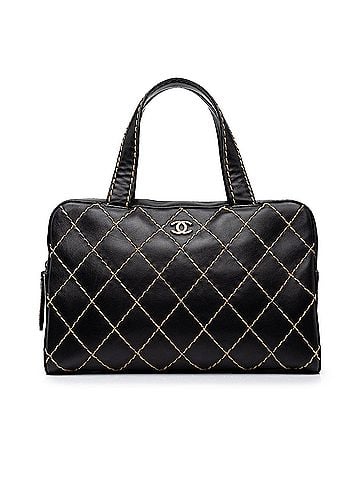 Chanel CC Calfskin Wild Stitch Handbag (view 1)