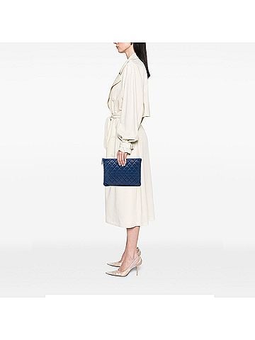 Chanel Medium Quilted Lambskin O Case Clutch (view 2)