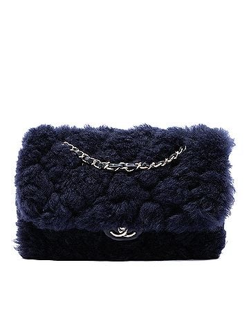 Chanel Medium CC Shearling and Lambskin Single Flap (view 1)