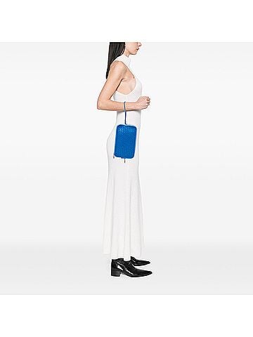 Bottega Veneta Nappa Intrecciato Double Zip Wristlet Clutch (view 2)