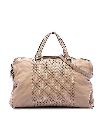 Bottega Veneta Large Nappa Intrecciato Leggero Satchel (view 1)