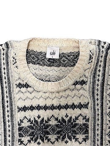 CAbi Fair Isle Nordic Snowflake Sweater Pullover Sweater (view 2)