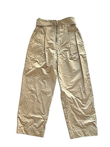 Sandro Belted High-Waisted Cropped Pants Casual Pants (view 2)